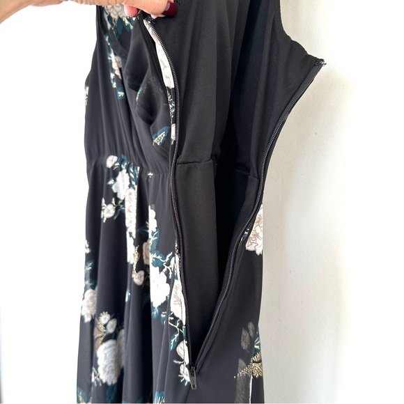 Torrid empire waisted dress,  sleeveless with ruffles and lace back, midi - Picture 6 of 14